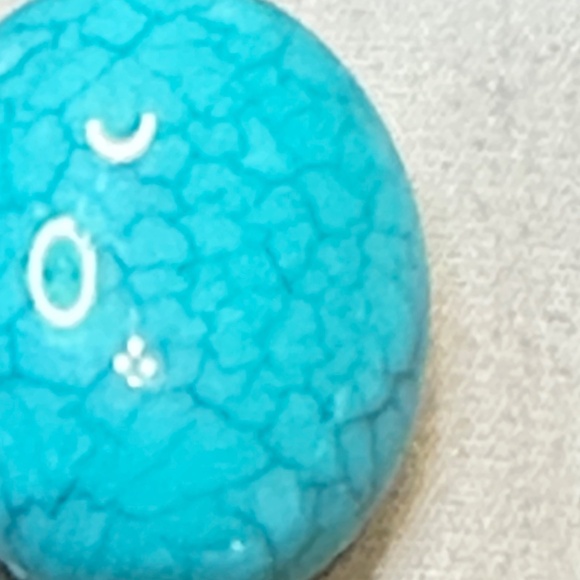 2/$20 Gold Tone Howlite & leather dangle drop earrings w/tassels light weight - Picture 8 of 11